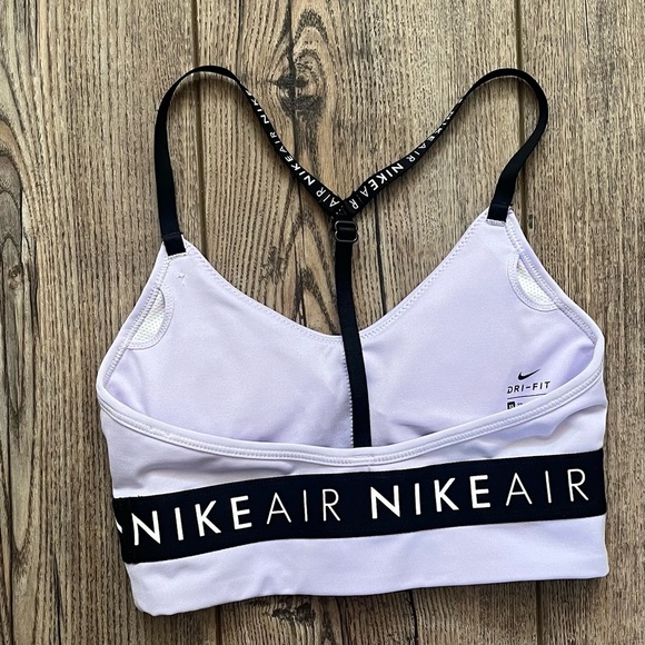 Nike Women's Indy Dri-FIT Y-Back Low-Impact Sports Bra Lavender XS - Picture 2 of 6